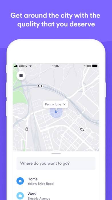 Cabify Capture d'écran de l'application #1