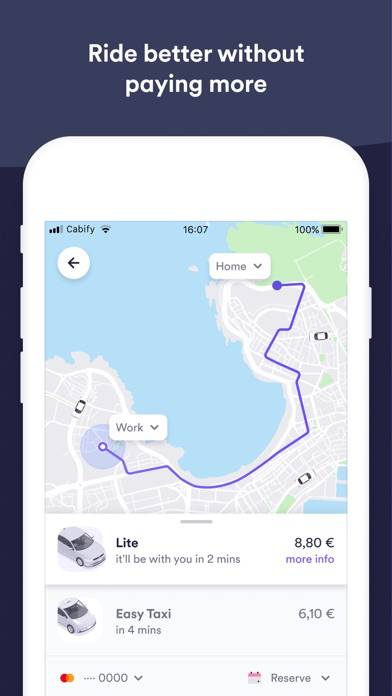 Cabify App screenshot #2