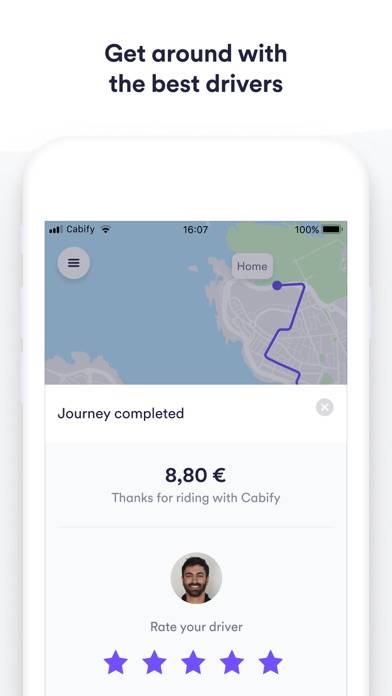Cabify Capture d'écran de l'application #4