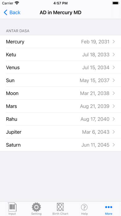 IHoroscope Vedic App screenshot #3