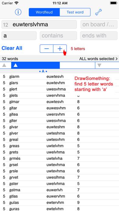 Svenska Words Finder Wordfeud App screenshot #4