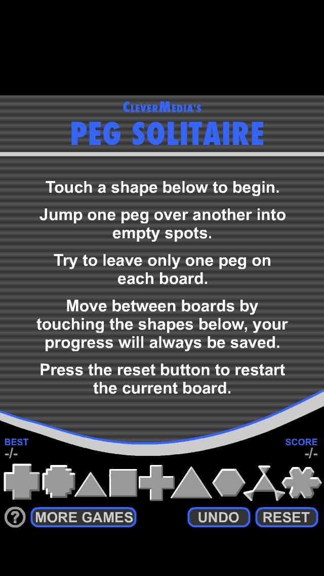Peg Solitaire by CleverMedia Captura de pantalla de la aplicación #4