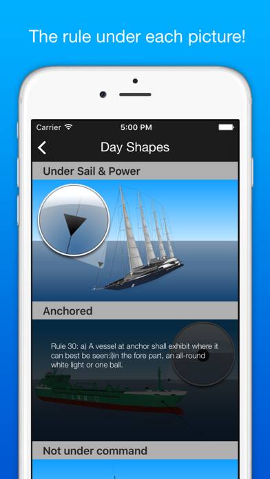 Marinus: boating rules ColRegs / IRPCS / IALA Schermata dell'app #5