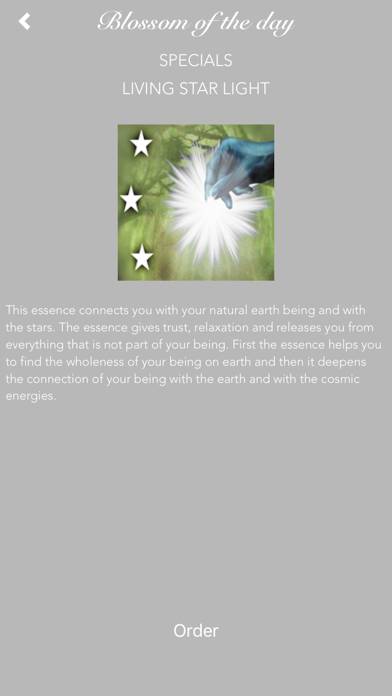 FlowerEssences Schermata dell'app