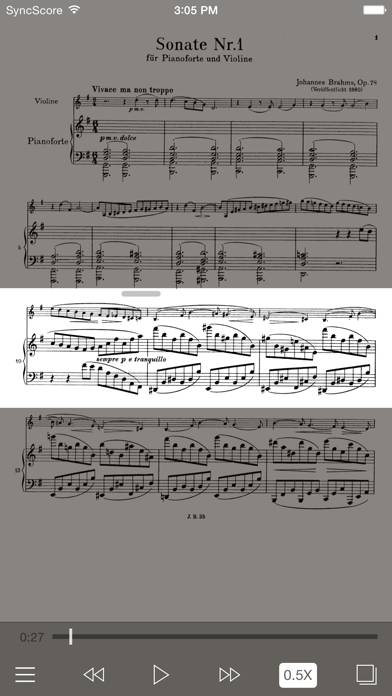 Brahms Violin Sonatas screenshot