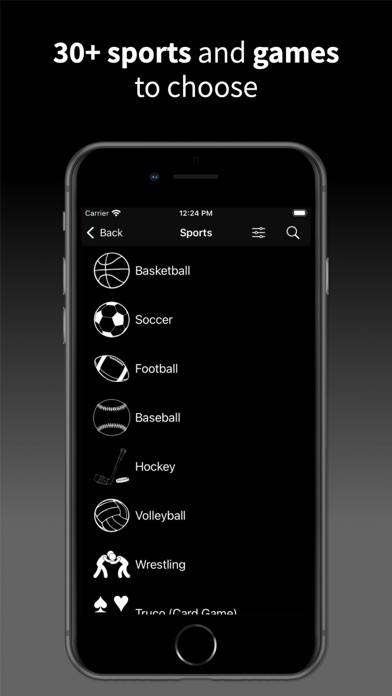 Virtual Scoreboard: Keep Score Captura de pantalla de la aplicación #4