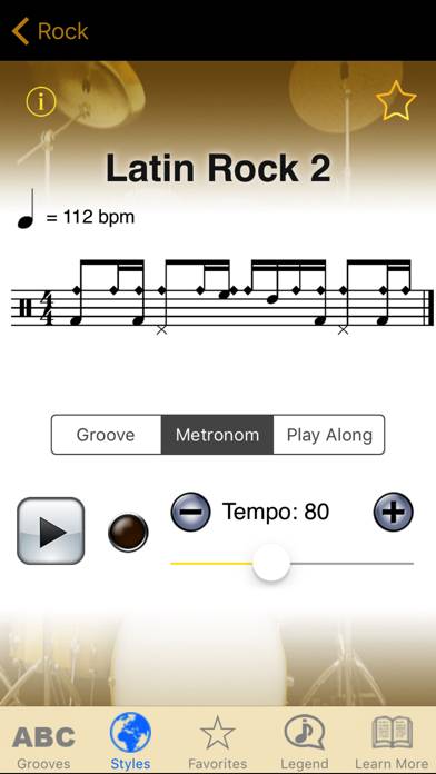 DrumCoach 3 App-Screenshot