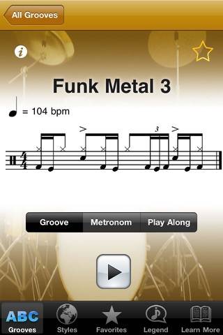 DrumCoach 3 App-Screenshot