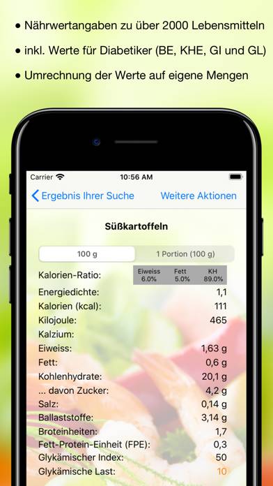 Ernährung Pro Captura de pantalla de la aplicación #2