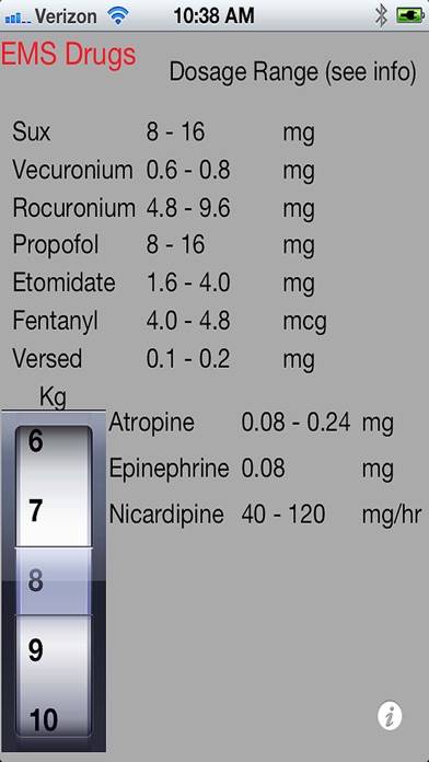 EMS Drugs Fast screenshot