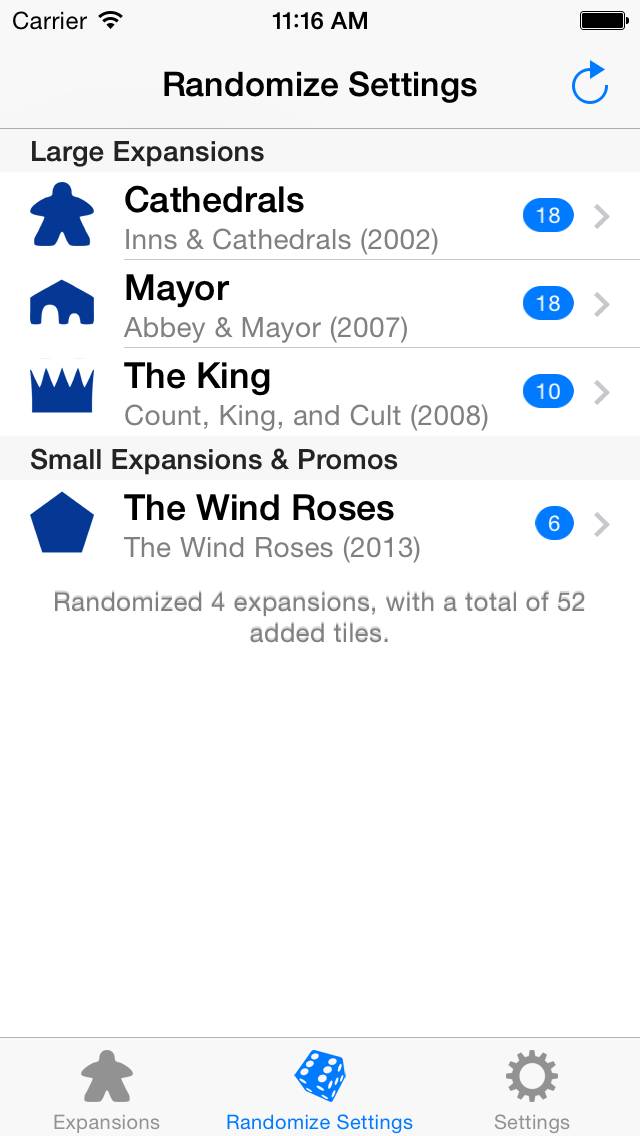 Carcassonne Helper Captura de pantalla de la aplicación #3