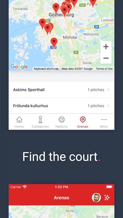 Gothia Innebandy Cup App skärmdump