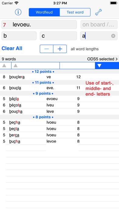 Français Words Finder/WF capture d'écran #2