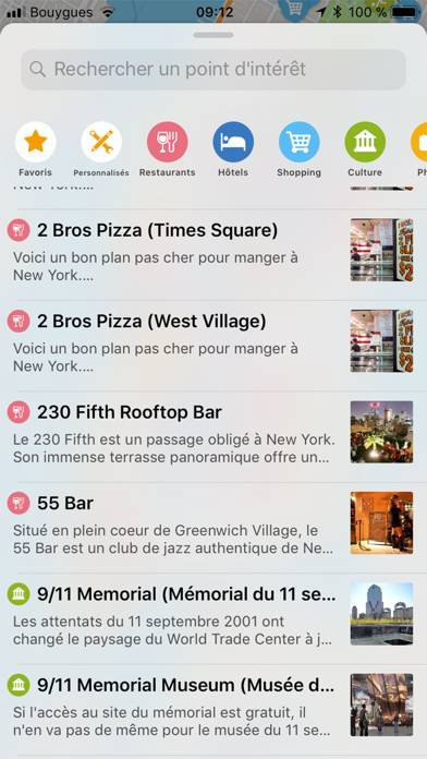 Bons Plans Voyage New York App screenshot #4