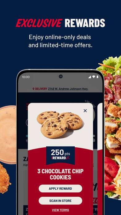 Zaxbys App screenshot