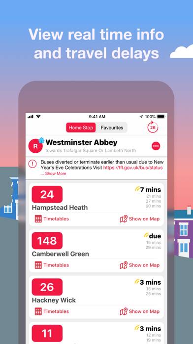 Bus Times London App screenshot #3