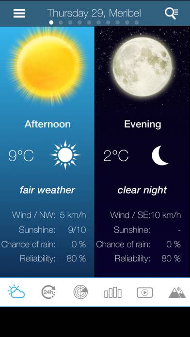 Weather for France App screenshot