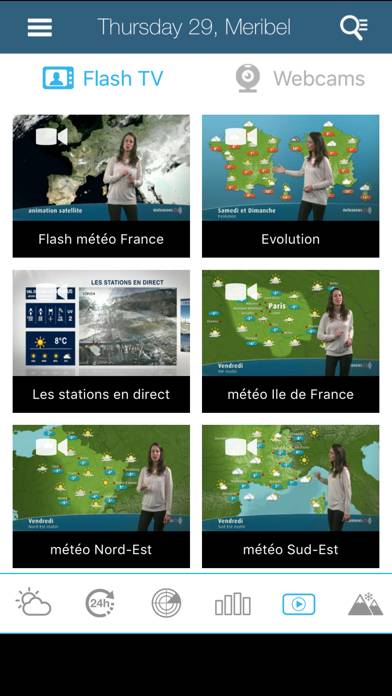 Weather for France App screenshot