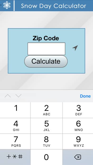 Snow Day Calculator App screenshot #1