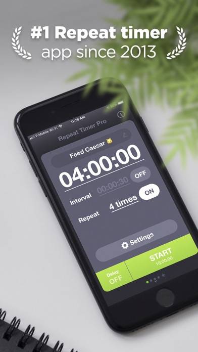 Repeat Timer Pro: Countdown App-Screenshot #1