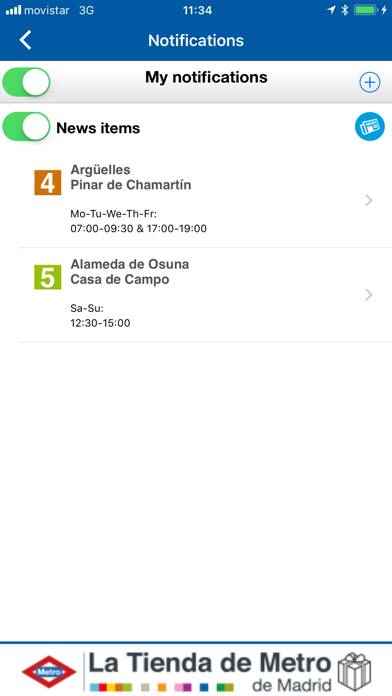 Official Metro de Madrid Captura de pantalla de la aplicación #4