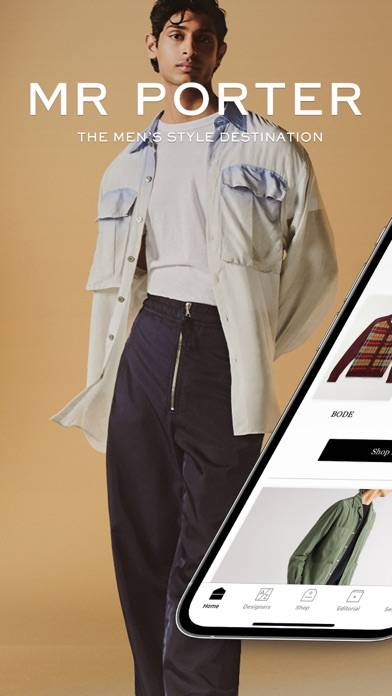 MR PORTER: Shop men’s fashion Schermata dell'app #1
