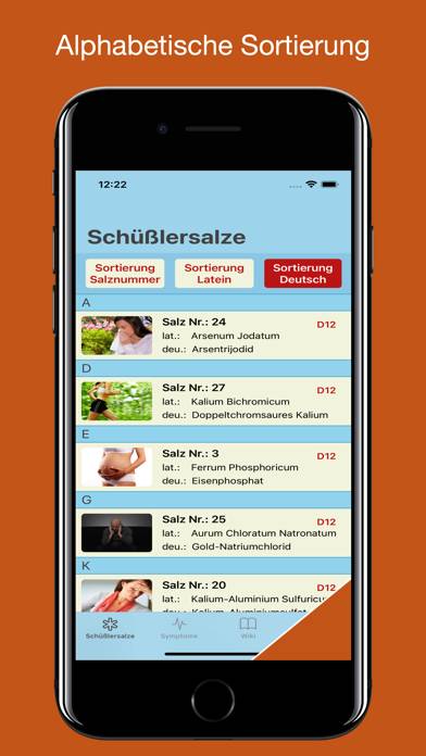 Schüßler Salze Lexikon Capture d'écran de l'application #4