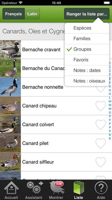 Birds of Britain and Europe Capture d'écran de l'application #2