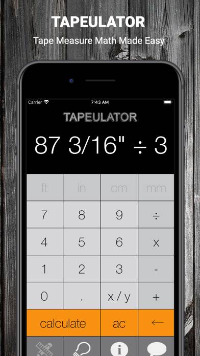 Tape Measure Calculator Pro App screenshot #2