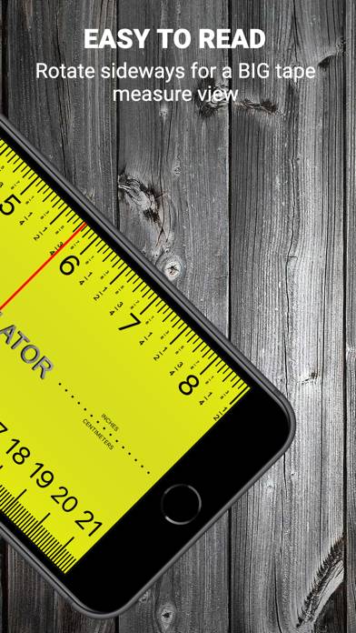 Tape Measure Calculator Pro App screenshot