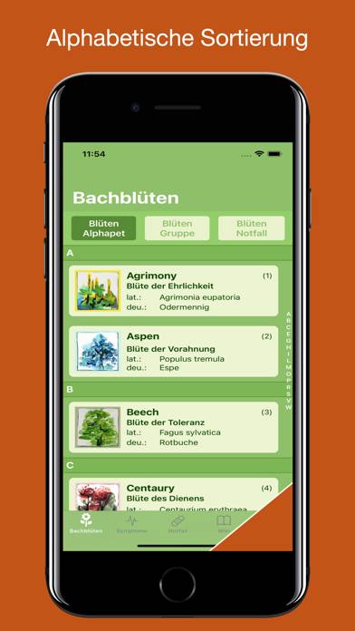 Bachblüten Lexikon App screenshot #2