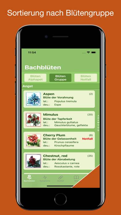 Bachblüten Lexikon Capture d'écran de l'application