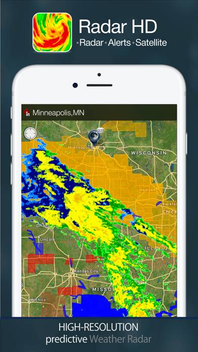 Radar HD Future Weather Radar Schermata dell'app #1