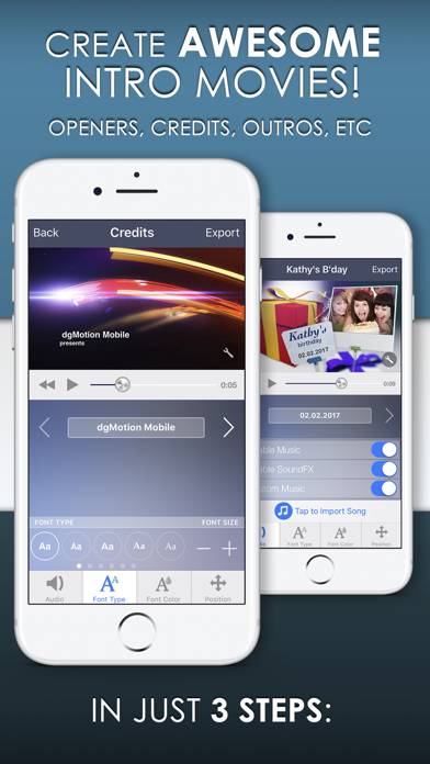 Intro Designer for iMovie and Youtube Capture d'écran de l'application #1