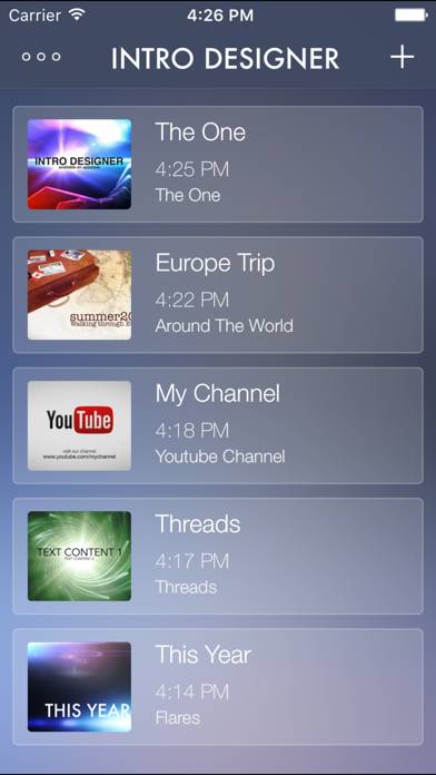 Intro Designer for iMovie and Youtube App screenshot #4