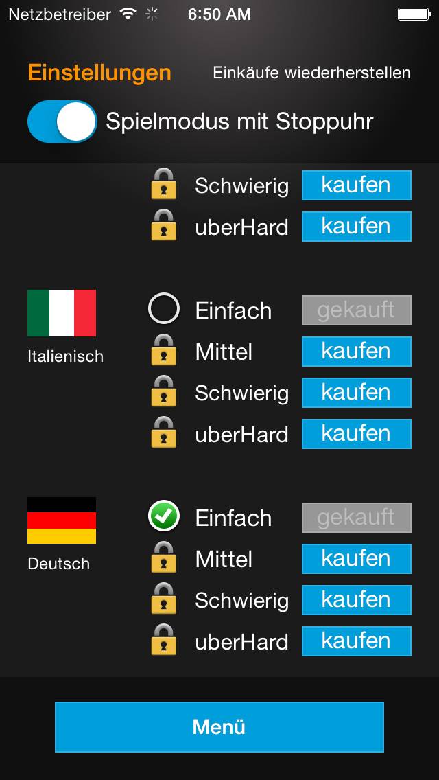 Shuffle: Das lustige, schnelle Wort-such-Spiel Spiel-Screenshot