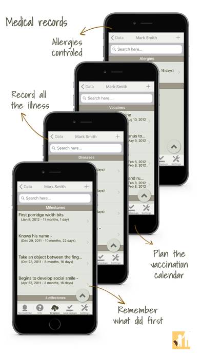 NormalChild: Health Record App screenshot