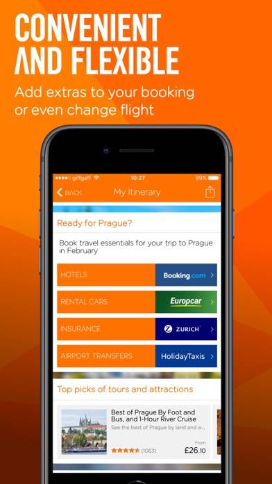 EasyJet: Travel App App skärmdump #2