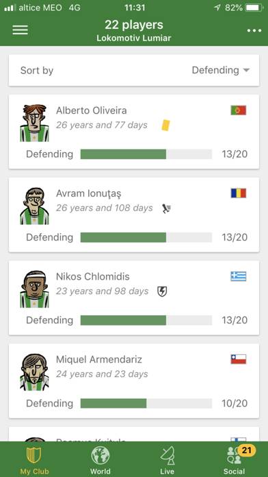 Hattrick Football Manager Game Schermata dell'app #2