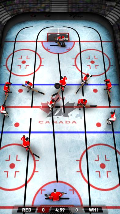 Team Canada Table Hockey Скриншот приложения #1