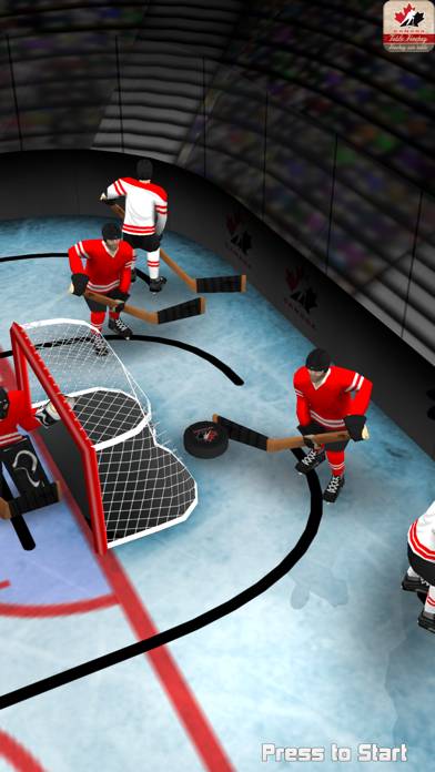 Team Canada Table Hockey Скриншот приложения #2
