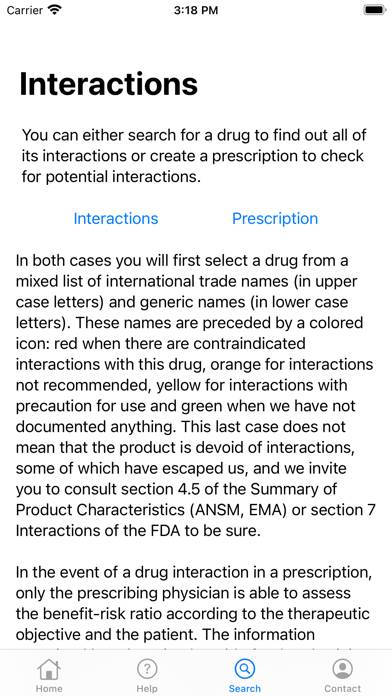 Drug Interactions App screenshot #1