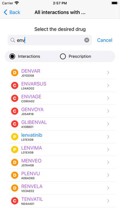 Drug Interactions App screenshot #2