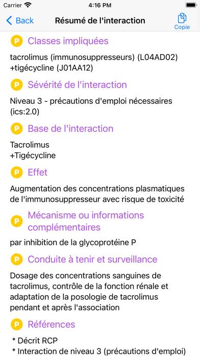 Interactions Médicaments App screenshot #4