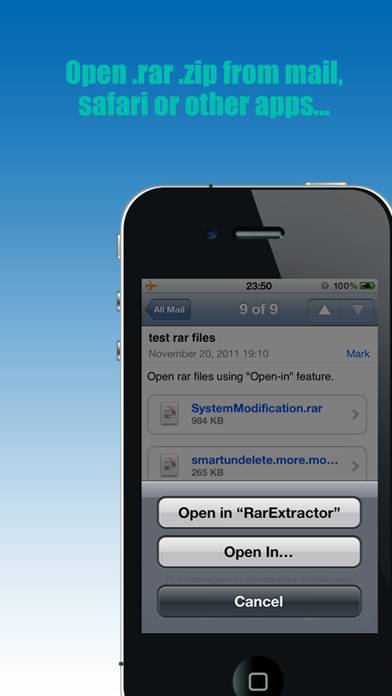 RarExtractor Uygulama ekran görüntüsü #1