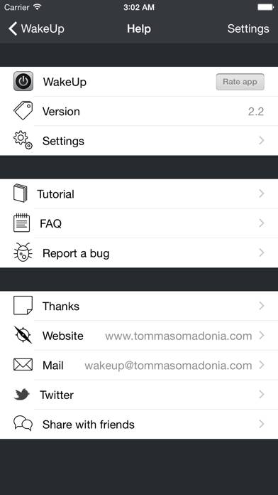 WakeUp Captura de pantalla de la aplicación #4