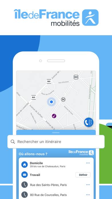 Île-de-France Mobilités App screenshot #1