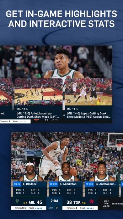 NBA: Live Games & Scores Captura de pantalla de la aplicación #4