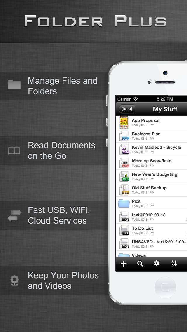 File Manager Schermata dell'app #1