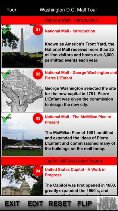 National Mall Edition App screenshot